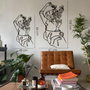 Wallity Coffee Girl Line Art- APT744 M